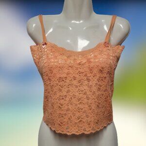 Lace Cami Crop Top Lace Bralette Stretchy Lace Camisole Lace Crop Tank Top - NEW